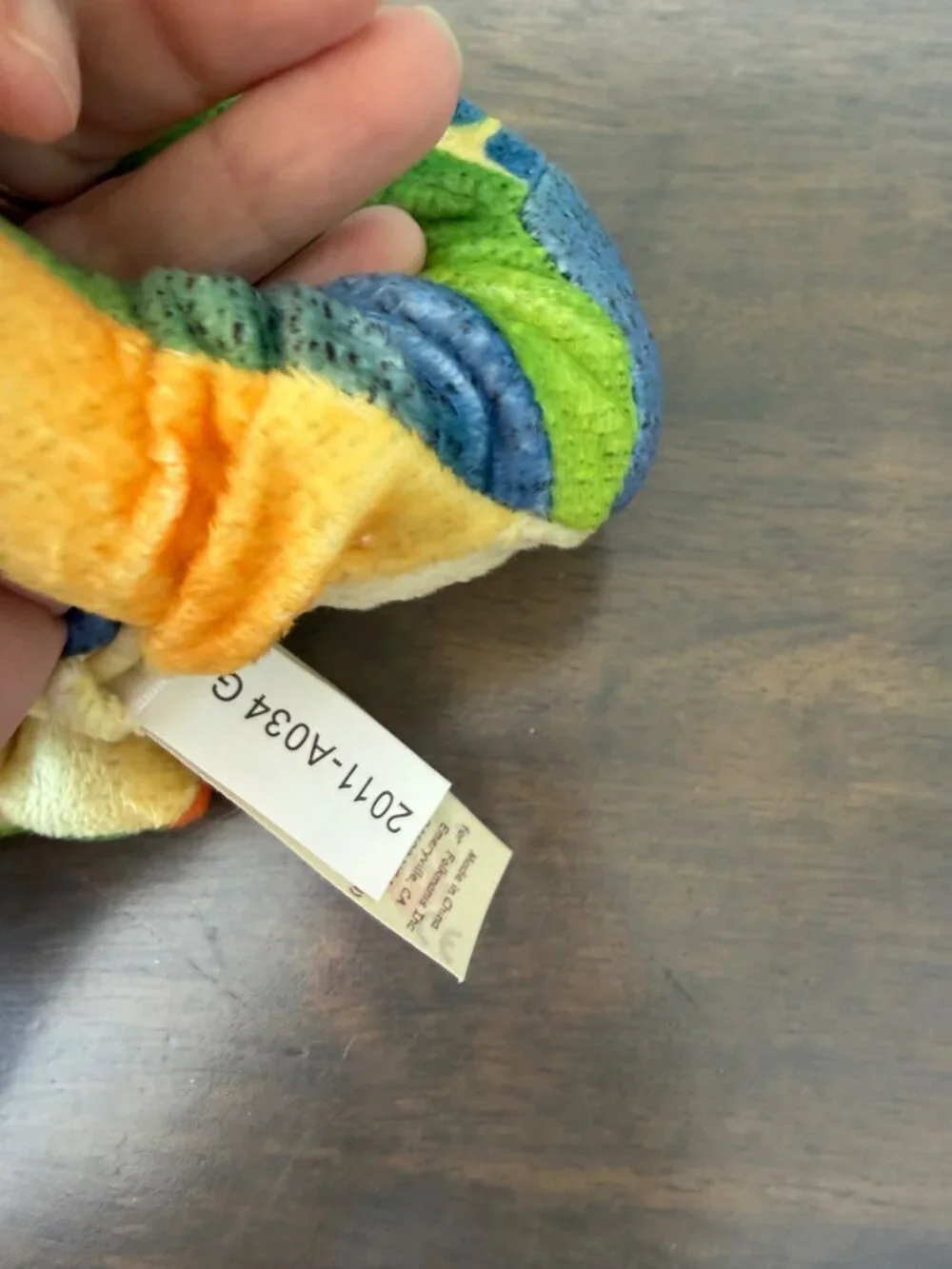 NWT Folkmanis Red Eyed Tree Frog Hand Puppet Rainforest Plush Toy Stuffed Animal